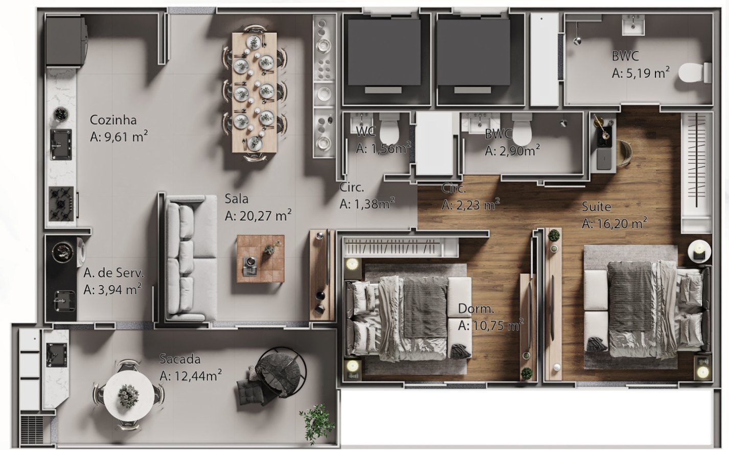 Planta Final 03 · 2 dorm.